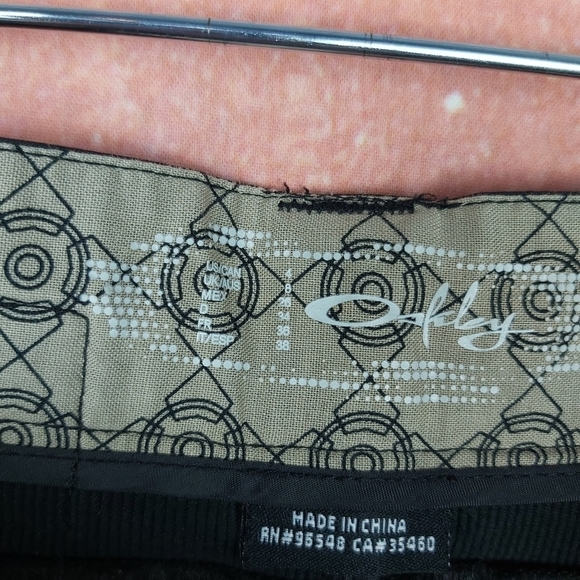 🍄3/50$🍄 OAKLEY outdoor sports active black pants size 4 - Picture 8 of 10